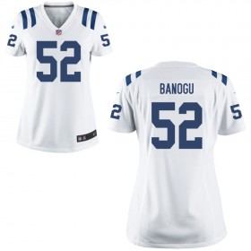 Women's Indianapolis Colts Nike White Game Jersey- BANOGU#52