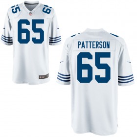 Youth Indianapolis Colts Nike White Alternate Game Jersey PATTERSON#65