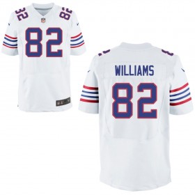 Mens Buffalo Bills Nike White Alternate Elite Jersey WILLIAMS#82