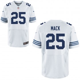 Mens Indianapolis Colts Nike White Alternate Elite Jersey MACK#25