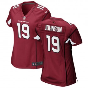 Women's Arizona Cardinals Nike Red Game Jersey JOHNSON#19