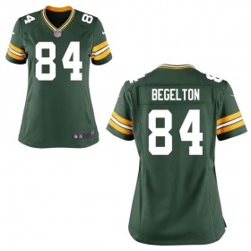Women's Green Bay Packers Nike Green Game Jersey BEGELTON#84