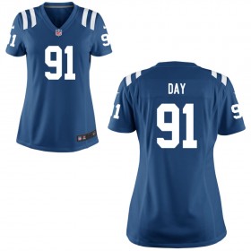 Women's Indianapolis Colts Nike Royal Game Jersey DAY#91