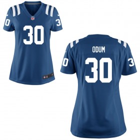 Women's Indianapolis Colts Nike Royal Game Jersey ODUM#30