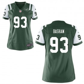Women's New York Jets Nike Green Game Jersey BASHAM#93