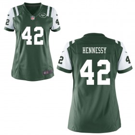 Women's New York Jets Nike Green Game Jersey HENNESSY#42