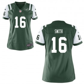 Women's New York Jets Nike Green Game Jersey SMITH#16