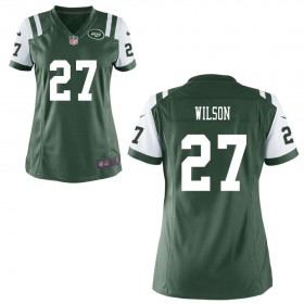 Women's New York Jets Nike Green Game Jersey WILSON#27