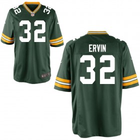 Youth Green Bay Packers Nike Green Game Jersey ERVIN#32