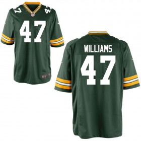 Youth Green Bay Packers Nike Green Game Jersey WILLIAMS#47