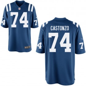 Youth Indianapolis Colts Nike Royal Game Jersey CASTONZO#74
