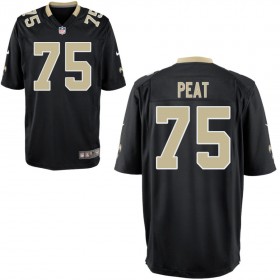 Youth New Orleans Saints Nike Black Game Jersey PEAT#75