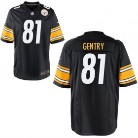 Youth Pittsburgh Steelers Nike Black Game Jersey GENTRY#81