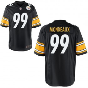 Youth Pittsburgh Steelers Nike Black Game Jersey MONDEAUX#99