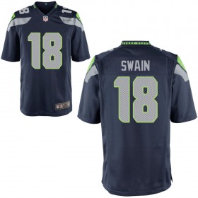 Youth Seattle Seahawks Nike College Navy Game Jersey SWAIN#18