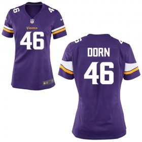 Women's Minnesota Vikings Nike Purple Game Jersey DORN#46