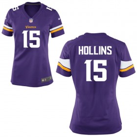 Women's Minnesota Vikings Nike Purple Game Jersey HOLLINS#15