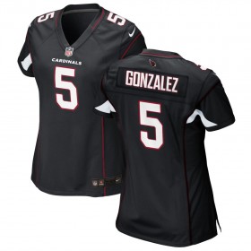 Women's Arizona Cardinals Nike Black Game Jersey GONZALEZ#5