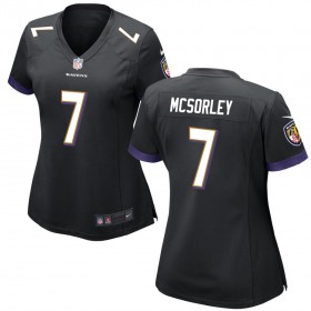 Women's Baltimore Ravens Nike Black Game Jersey MCSORLEY#7