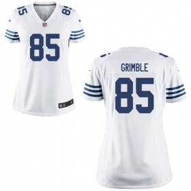 Women's Indianapolis Colts Nike White Game Jersey GRIMBLE#85