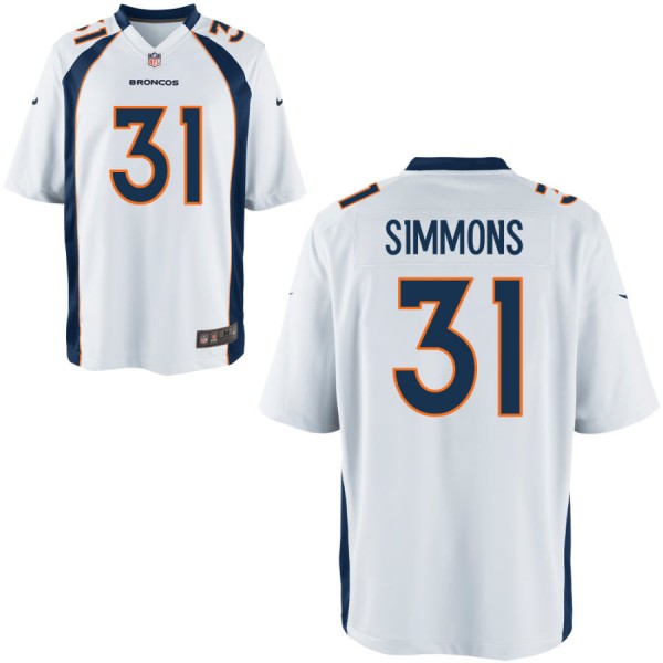 Nike Denver Broncos Youth Game Jersey SIMMONS#31