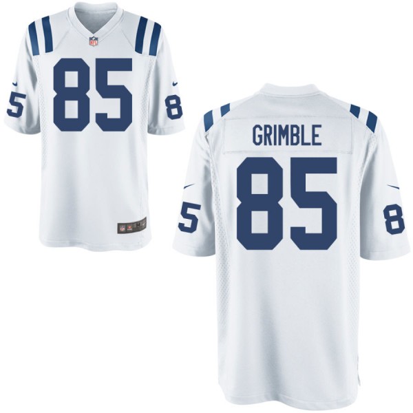 Youth Indianapolis Colts Nike White Game Jersey GRIMBLE#85