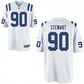 Youth Indianapolis Colts Nike White Game Jersey STEWART#90