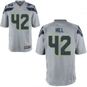 Seattle Seahawks Nike Alternate Game Jersey - Gray HILL#42