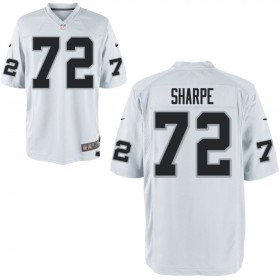 Nike Men's Las Vegas Raiders Game White Jersey SHARPE#72